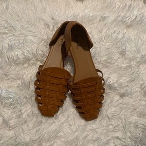 Qupid Cognac Flats